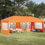 Tenda per feste a pop-up 575 x 289 x 245 cm Arancione