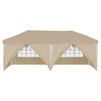 Tenda per feste a pop-up 575 x 288 x 245 cm Crema