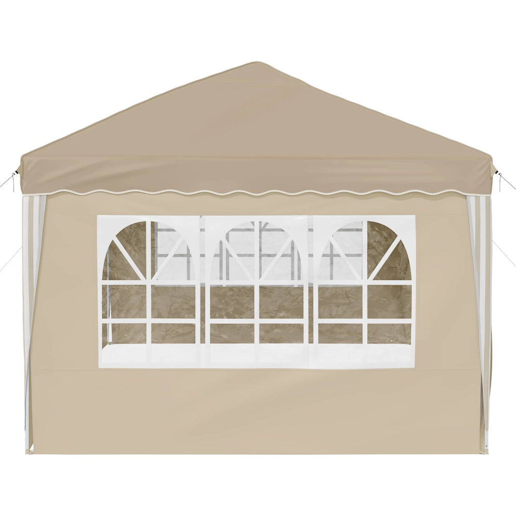 Tenda per feste a pop-up 575 x 288 x 245 cm Crema