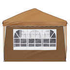 Tenda per feste a pop-up 575 x 288 x 245 cm Beige