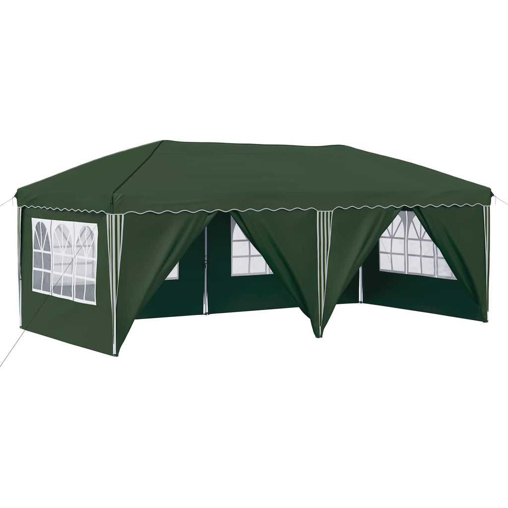 Tenda per feste a pop-up 575 x 288 x 245 cm Verde