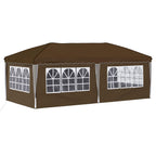 Tenda per feste a pop-up 575 x 288 x 245 cm Tortora
