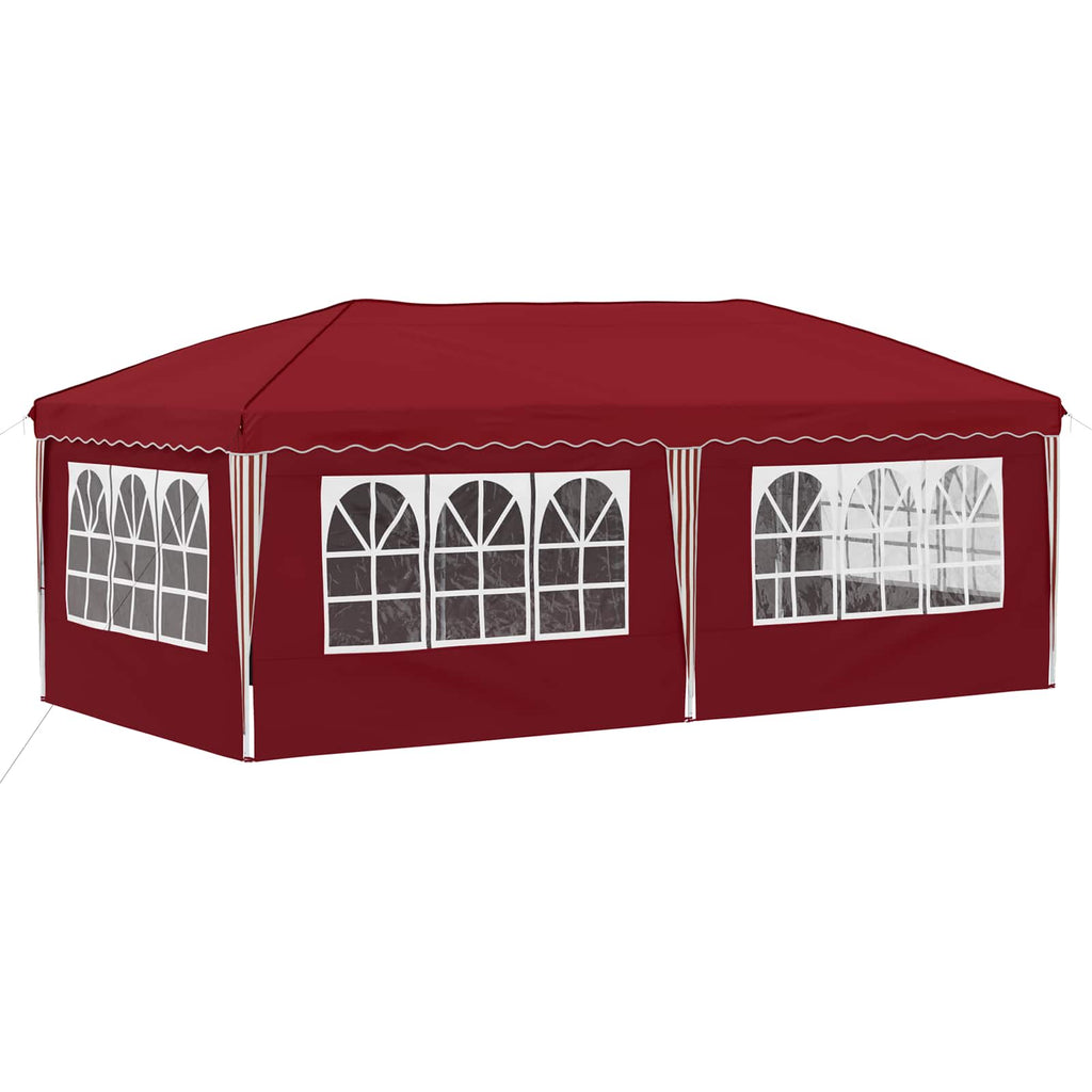 Tenda per feste a pop-up 575 x 288 x 245 cm Borgogna