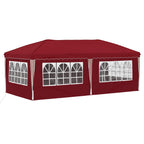 Tenda per feste a pop-up 575 x 288 x 245 cm Borgogna