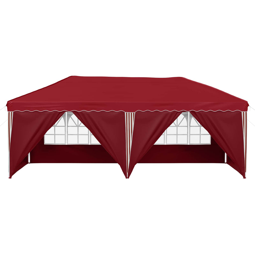 Tenda per feste a pop-up 575 x 288 x 245 cm Borgogna