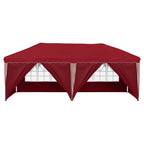 Tenda per feste a pop-up 575 x 288 x 245 cm Borgogna