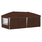 Tenda per feste a pop-up 575 x 288 x 245 cm Marrone