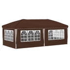 Tenda per feste a pop-up 575 x 288 x 245 cm Marrone