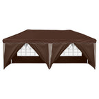 Tenda per feste a pop-up 575 x 288 x 245 cm Marrone