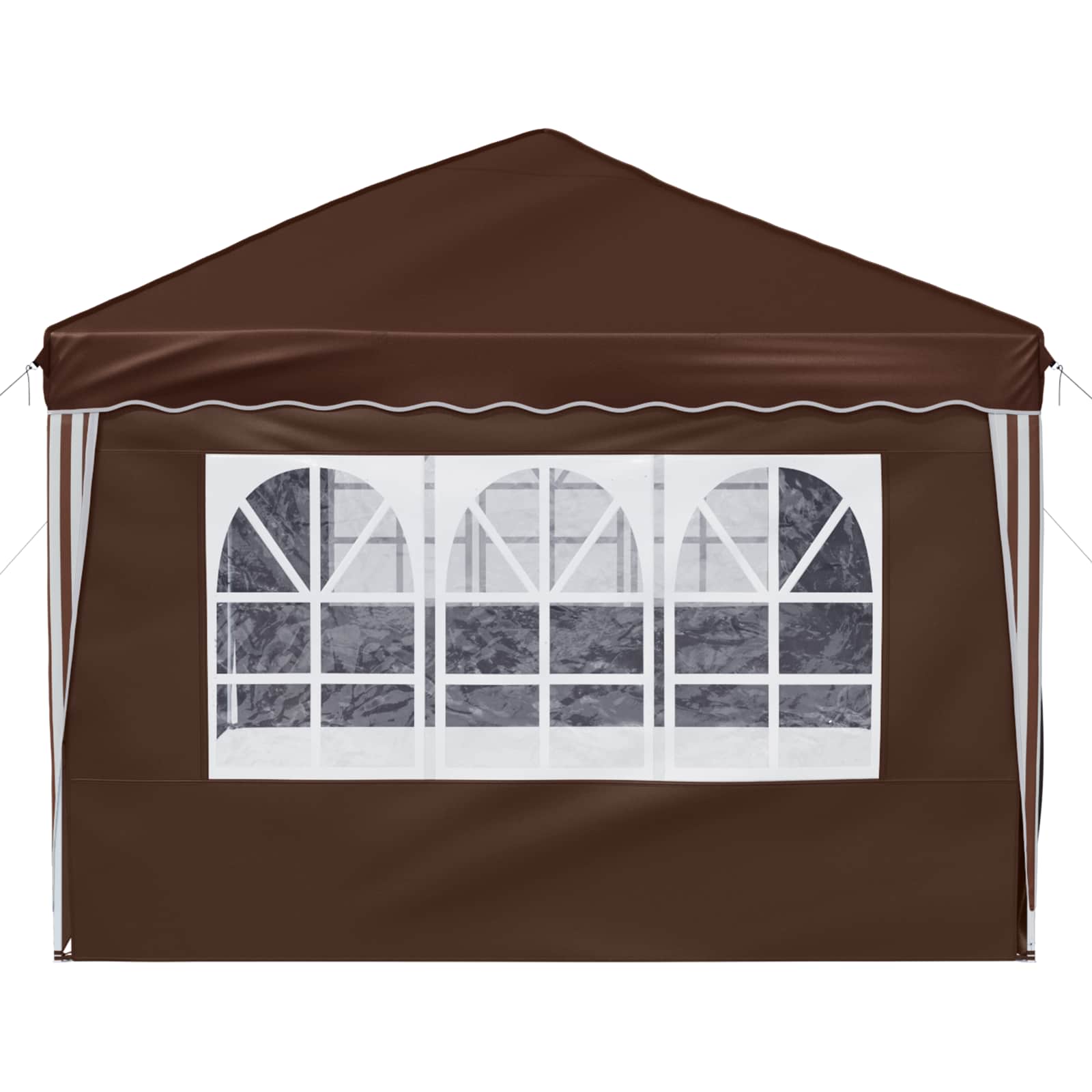 Tenda per feste a pop-up 575 x 288 x 245 cm Marrone