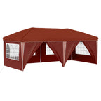 Tenda per feste a pop-up 575 x 288 x 245 cm Terracotta