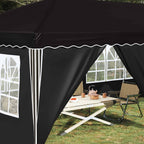 Tenda per feste a pop-up 575 x 288 x 245 cm Nero