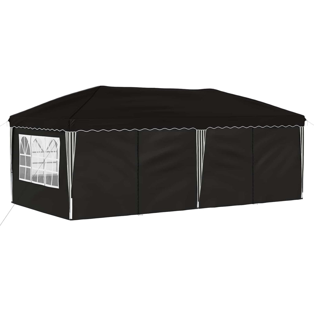 Tenda per feste a pop-up 575 x 288 x 245 cm Nero