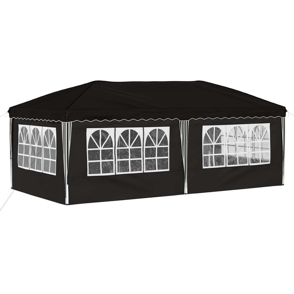Tenda per feste a pop-up 575 x 288 x 245 cm Nero