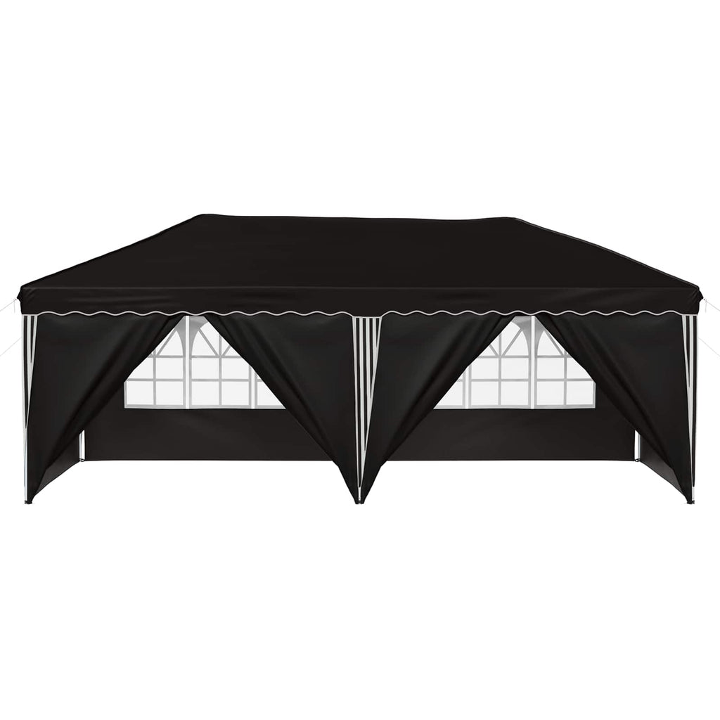 Tenda per feste a pop-up 575 x 288 x 245 cm Nero