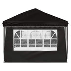 Tenda per feste a pop-up 575 x 288 x 245 cm Nero