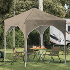 Tenda per feste a pop-up 194 x 194 x 245 cm Crema