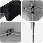 Tenda per feste a pop-up 194 x 194 x 245 cm Antracite