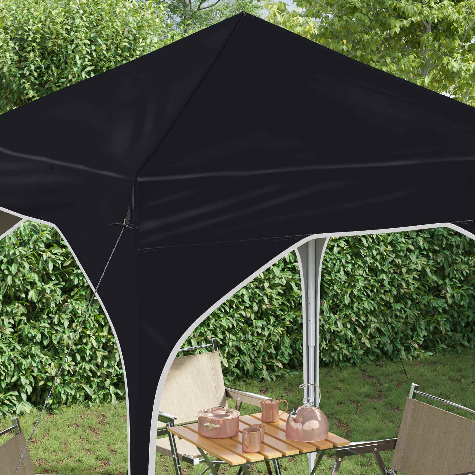 Tenda per feste a pop-up 194 x 194 x 245 cm Antracite