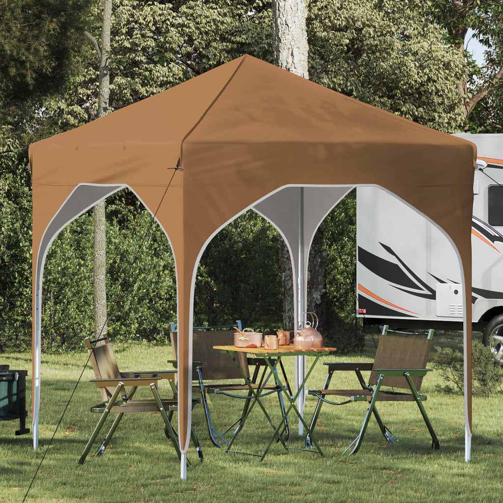 Tenda per feste a pop-up 194 x 194 x 245 cm Beige