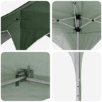 Tenda per feste a pop-up 194 x 194 x 245 cm Verde