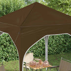 Tenda per feste a pop-up 194 x 194 x 245 cm Tortora
