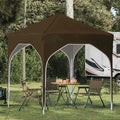 Tenda per feste a pop-up 194 x 194 x 245 cm Tortora