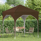 Tenda per feste a pop-up 194 x 194 x 245 cm Tortora