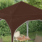 Tenda per feste a pop-up 194 x 194 x 245 cm Marrone