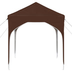 Tenda per feste a pop-up 194 x 194 x 245 cm Marrone