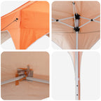 Tenda per feste a pop-up 194 x 194 x 245 cm Arancione