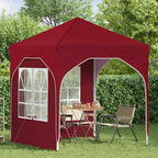Tenda per feste a pop-up 192 x 192 x 245 cm Borgogna
