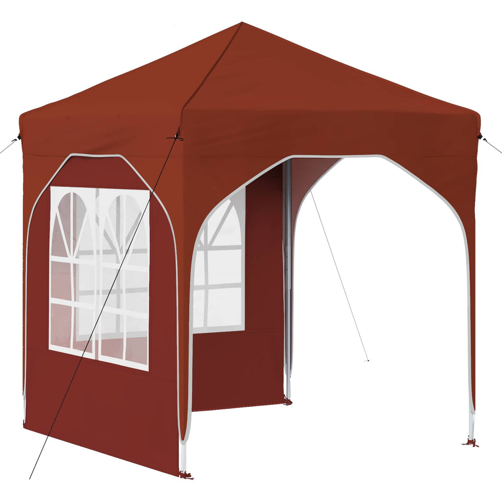 Tenda per feste a pop-up 192 x 192 x 245 cm Terracotta