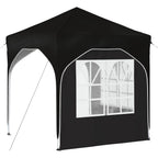 Tenda per feste a pop-up 192 x 192 x 245 cm Nero