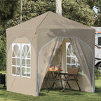 Tenda per feste a pop-up 192 x 192 x 245 cm Crema