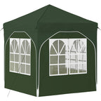 Tenda per feste a pop-up 192 x 192 x 245 cm Verde