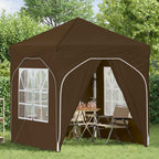 Tenda per feste a pop-up 192 x 192 x 245 cm Tortora
