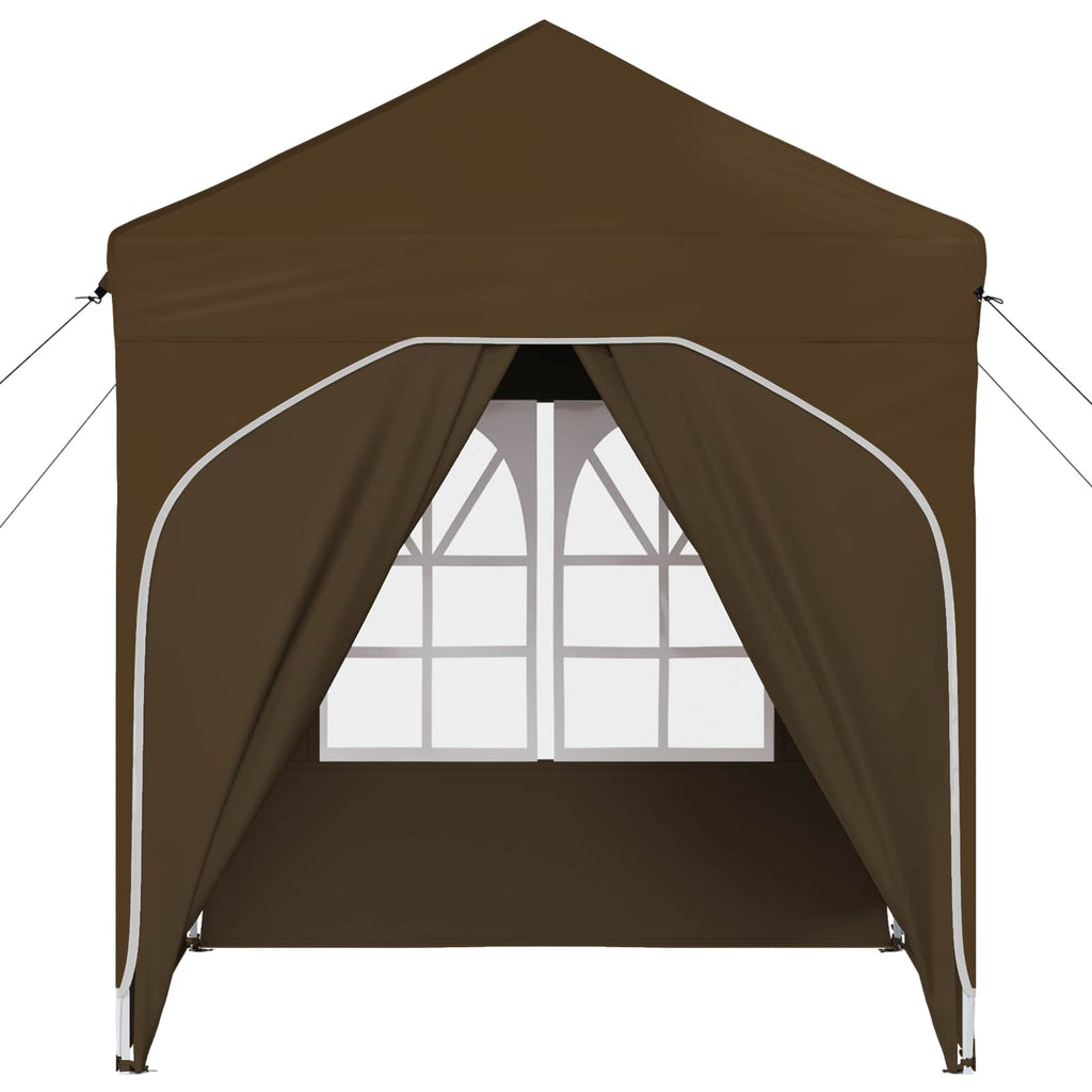 Tenda per feste a pop-up 192 x 192 x 245 cm Tortora