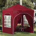 Tenda per feste a pop-up 192 x 192 x 245 cm Borgogna