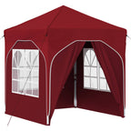 Tenda per feste a pop-up 192 x 192 x 245 cm Borgogna