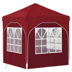 Tenda per feste a pop-up 192 x 192 x 245 cm Borgogna