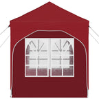 Tenda per feste a pop-up 192 x 192 x 245 cm Borgogna