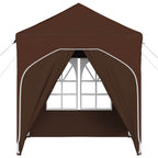 Tenda per feste a pop-up 192 x 192 x 245 cm Marrone