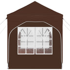 Tenda per feste a pop-up 192 x 192 x 245 cm Marrone