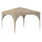 Tenda per feste a pop-up 290 x 290 x 245 cm Crema