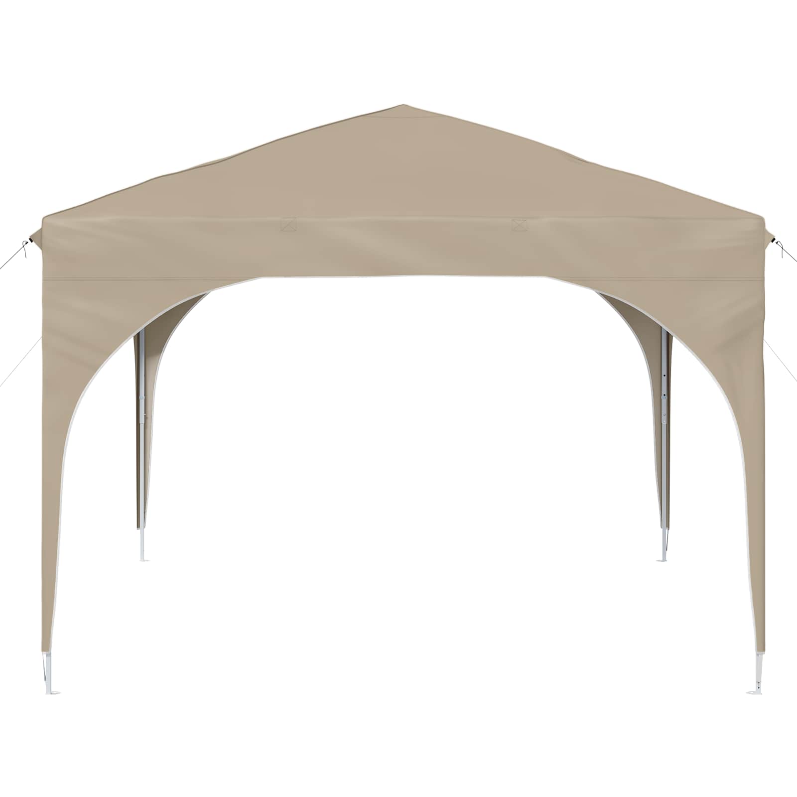 Tenda per feste a pop-up 290 x 290 x 245 cm Crema