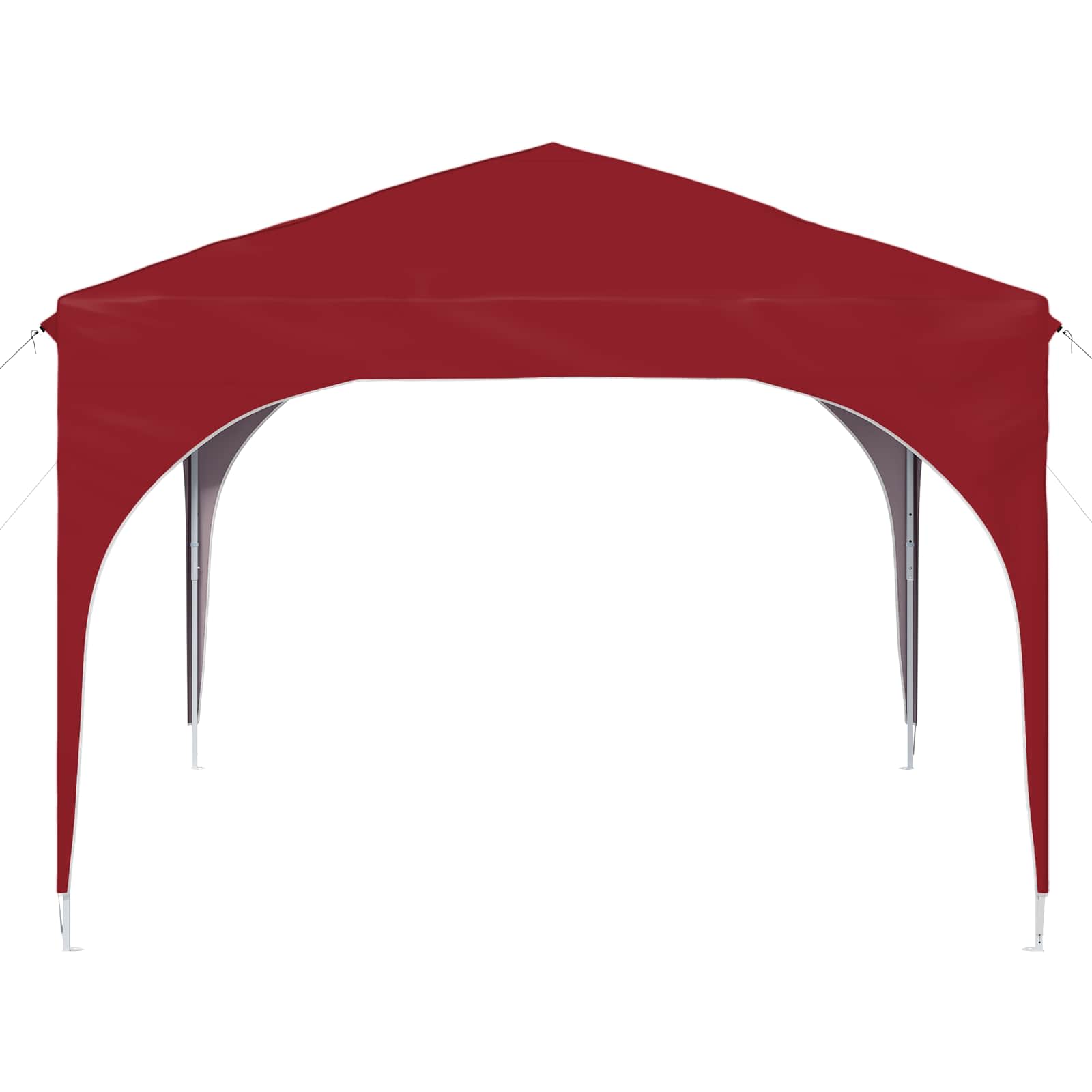 Tenda per feste a pop-up 290 x 290 x 245 cm Borgogna