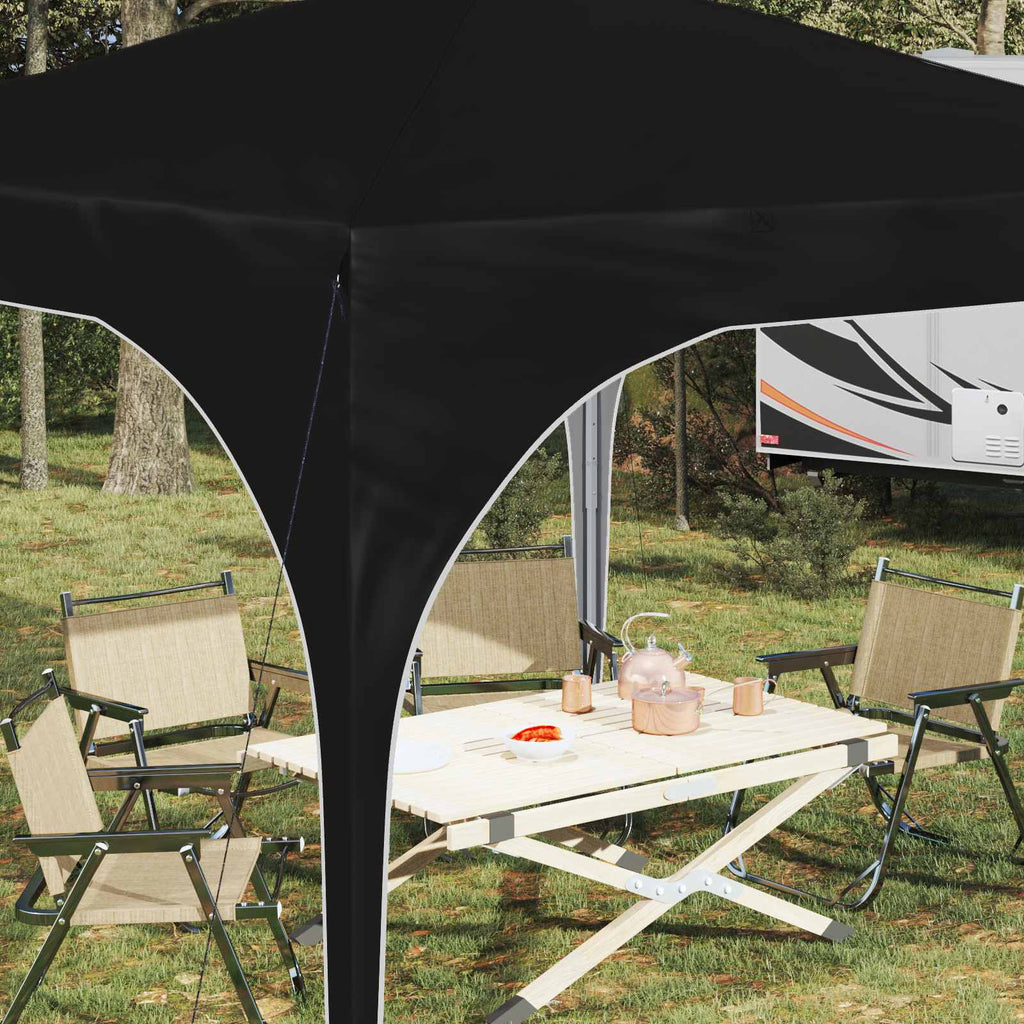 Tenda per feste a pop-up 290 x 290 x 245 cm Nero