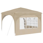 Tenda per feste a pop-up 290 x 290 x 245 cm Crema