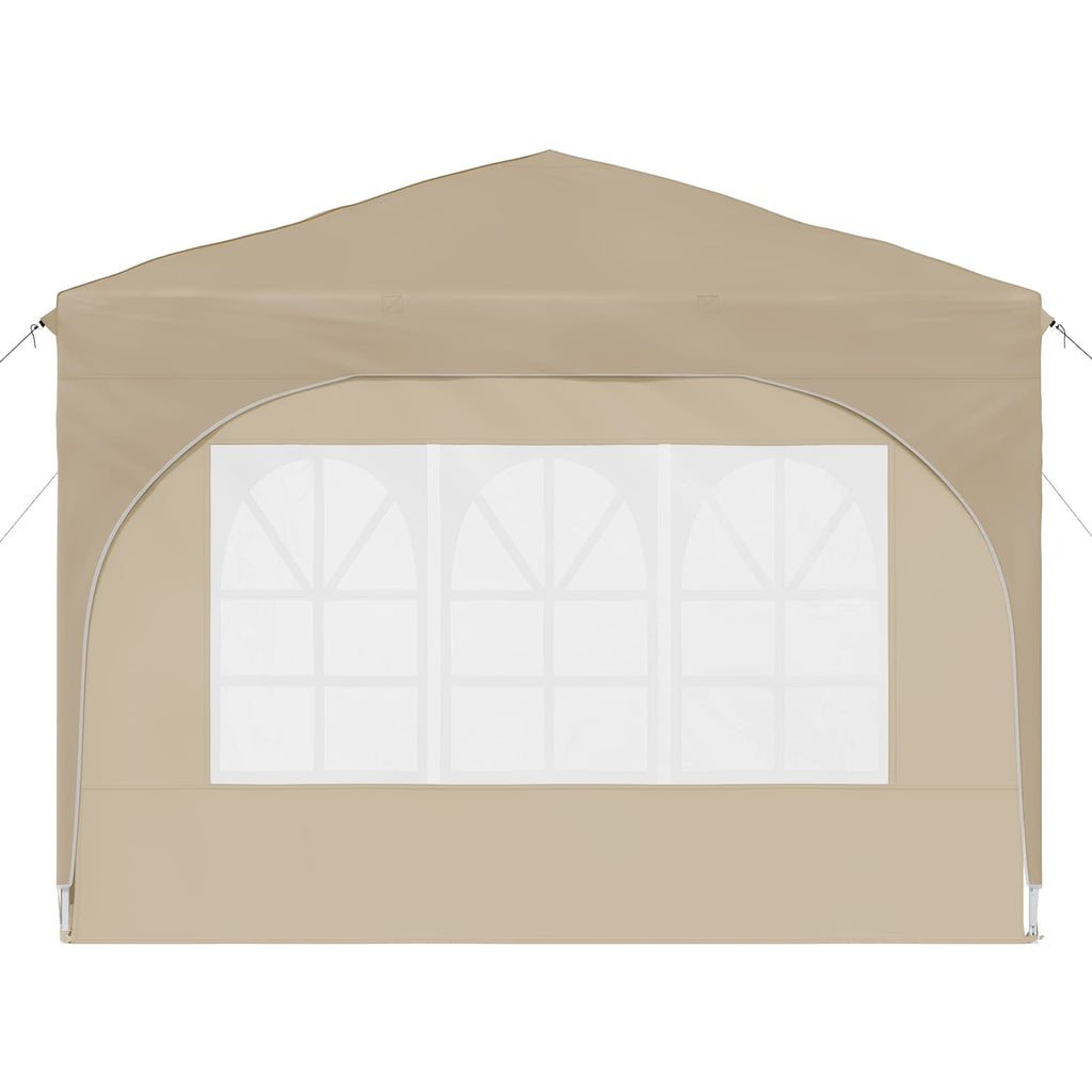 Tenda per feste a pop-up 290 x 290 x 245 cm Crema